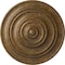 Ekena Millwork Classic Ceiling Medallion (Fits Canopies up to 4 1/8"), Hnd-Painted Rubbed Bronze, 13 1/4"OD x 1/2"P CM13CLRZS - alternate 1